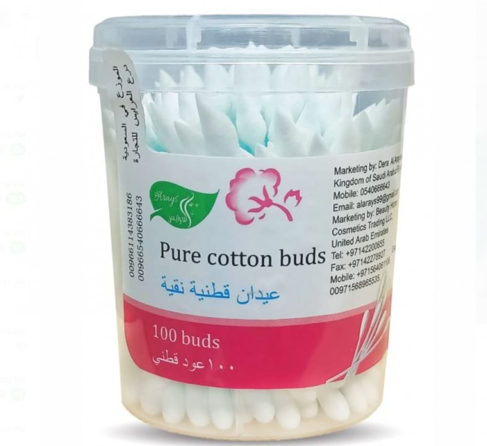 العرايس ريفا اعواد قطن اذن 100 قطعة 270309