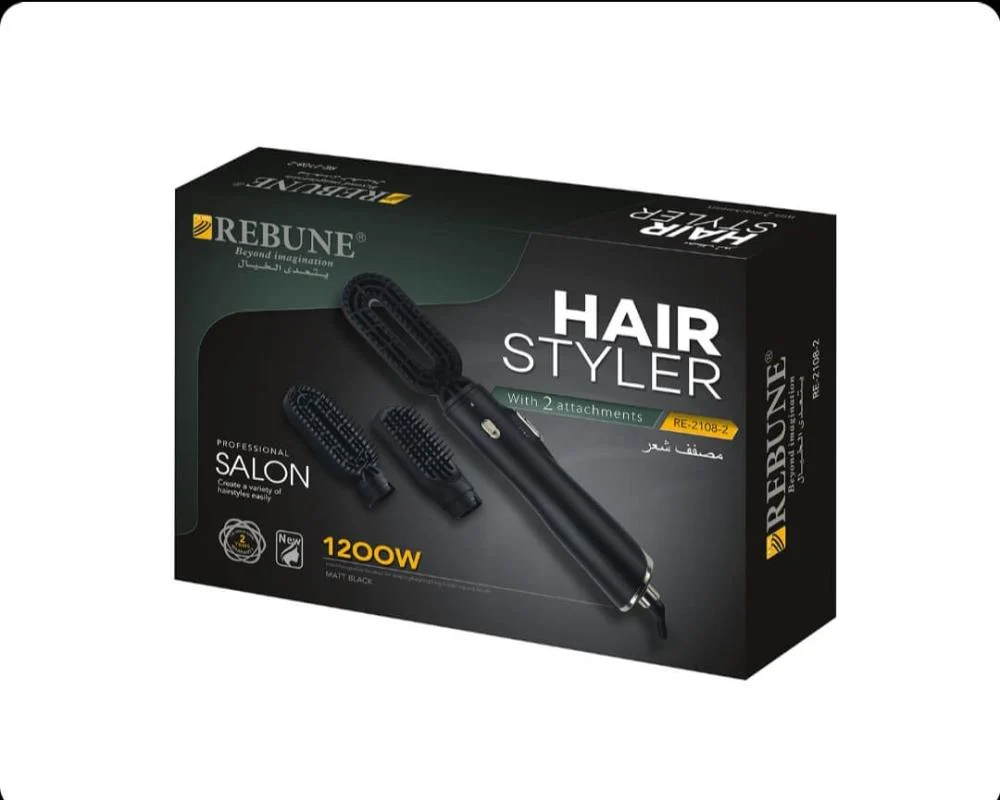ريبون مصفف شعر قطعتين (2-2108)  مع 1200 واط