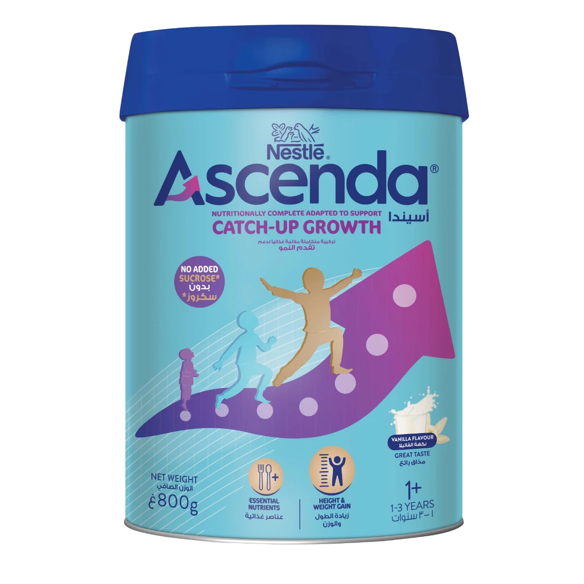 اسيندا حليب اطفال رقم 3 (+1) 800 جرام