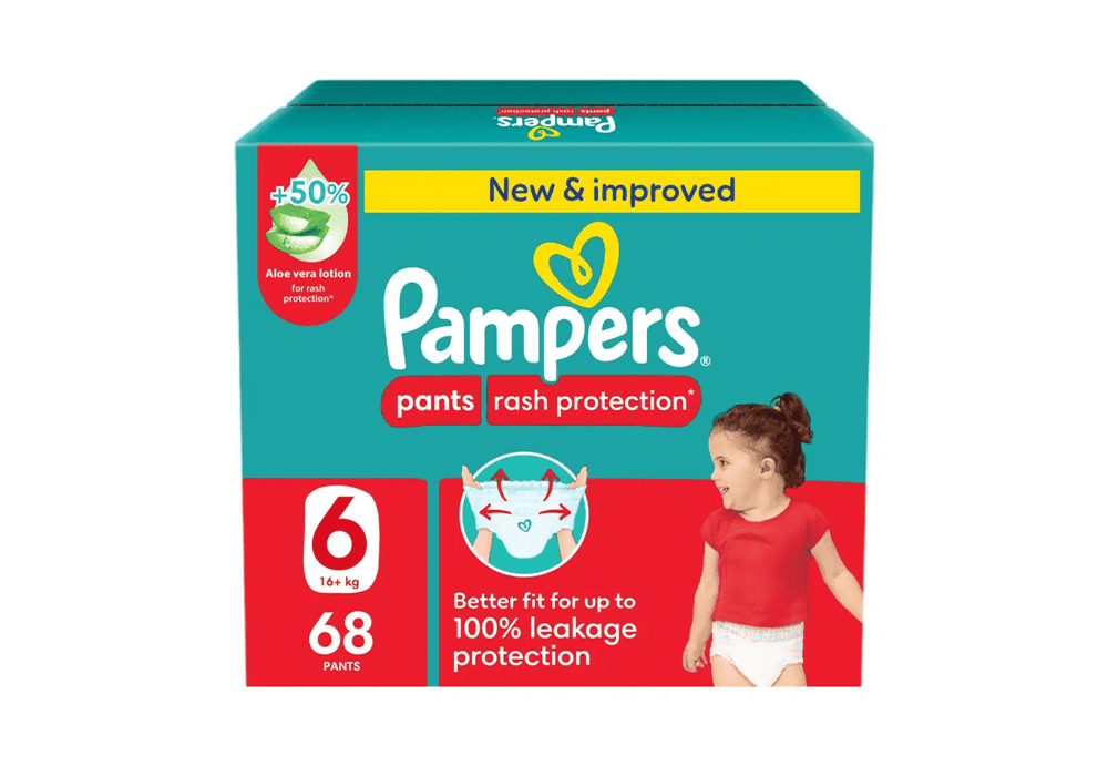 بامبرز صندوق رقم (6) 68  قطعة