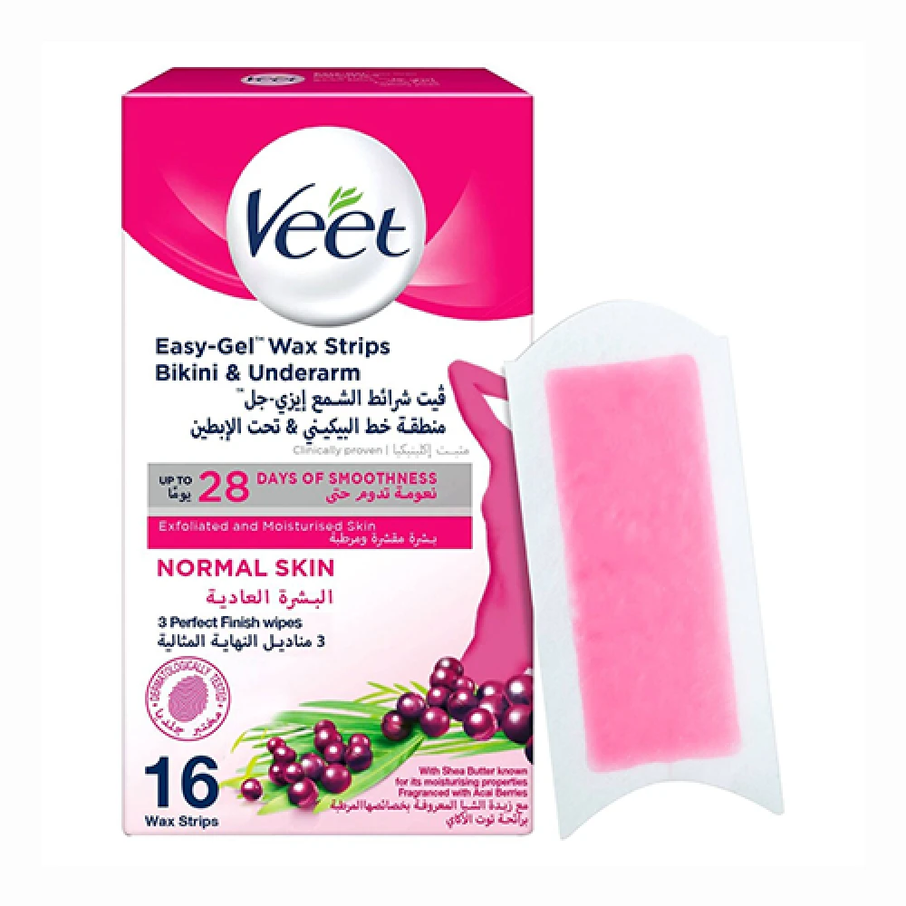 فيت شرائح الشمع البيكيني  16 قطعة