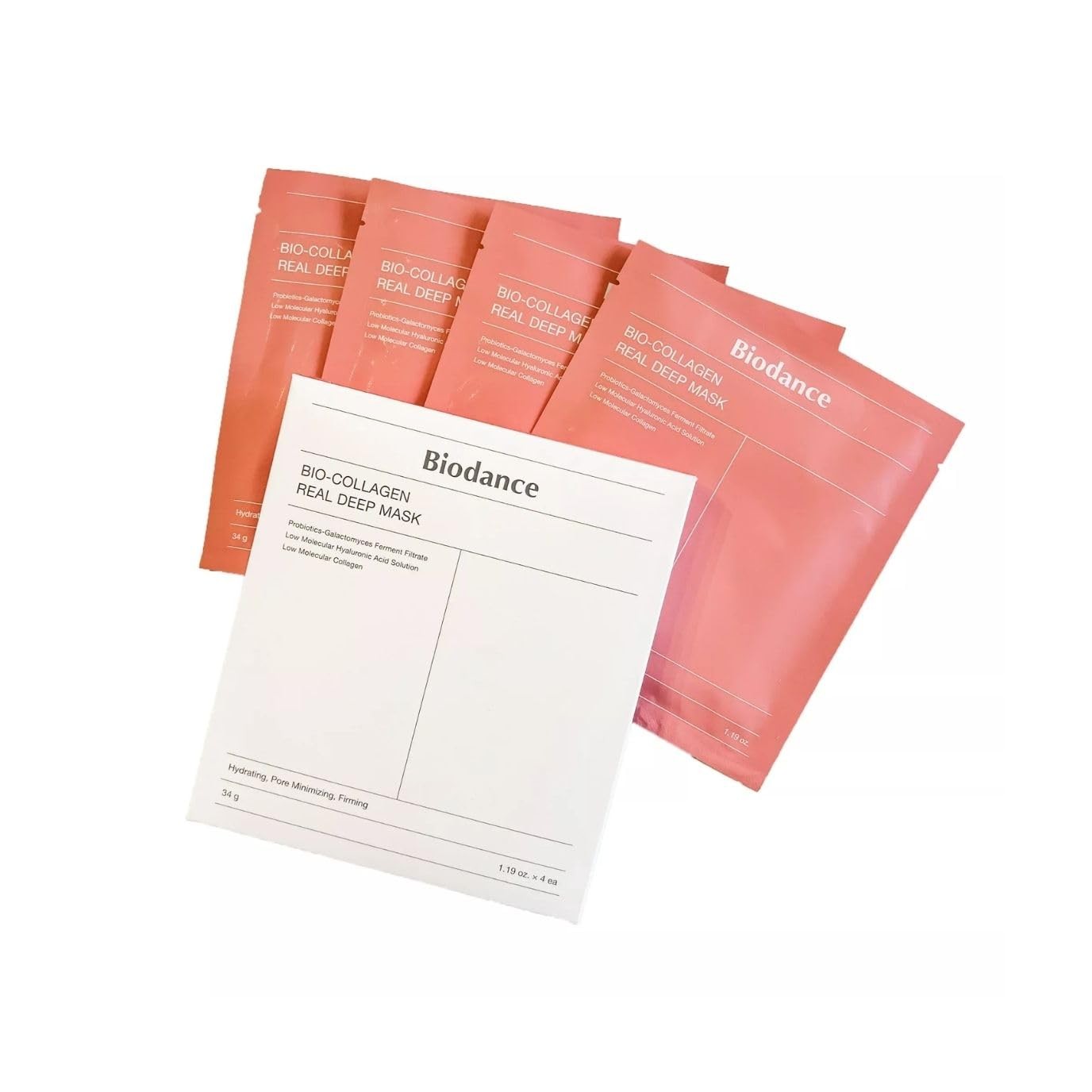 بيودانس ماسك الكولاجين العميق 4حبه 136جم