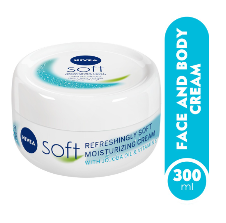 نيفيا كريم مرطب للجسم  و البشرة بخلاصة زيت الجوجوبا 300 مل