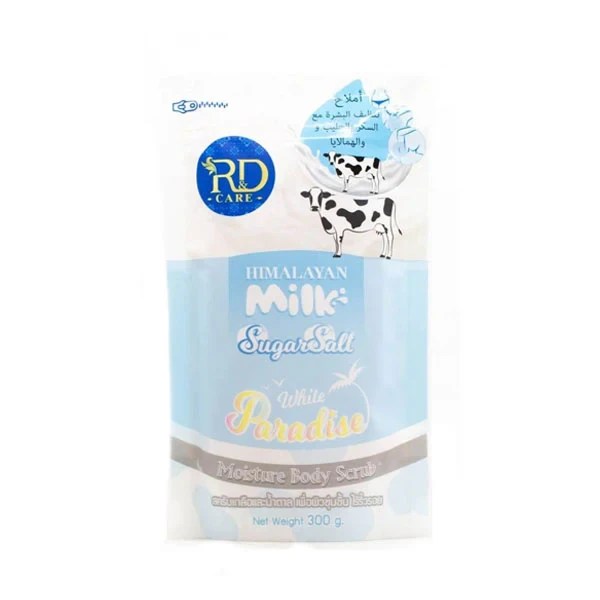 ار اند دي مقشر بالملح والحليب للجسم 300 جرام