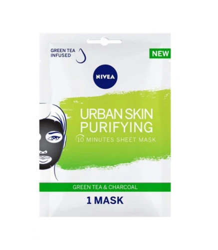 نيفيا قناع لتنقية البشرة مع الشاي الاخضر و الفحم 20 مل